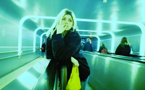 Deathcrush. Bildet er fra bandets Instagram konto, promo i forbindelse med utgivelsen av singelen &laquo;Dumb&raquo; i februar