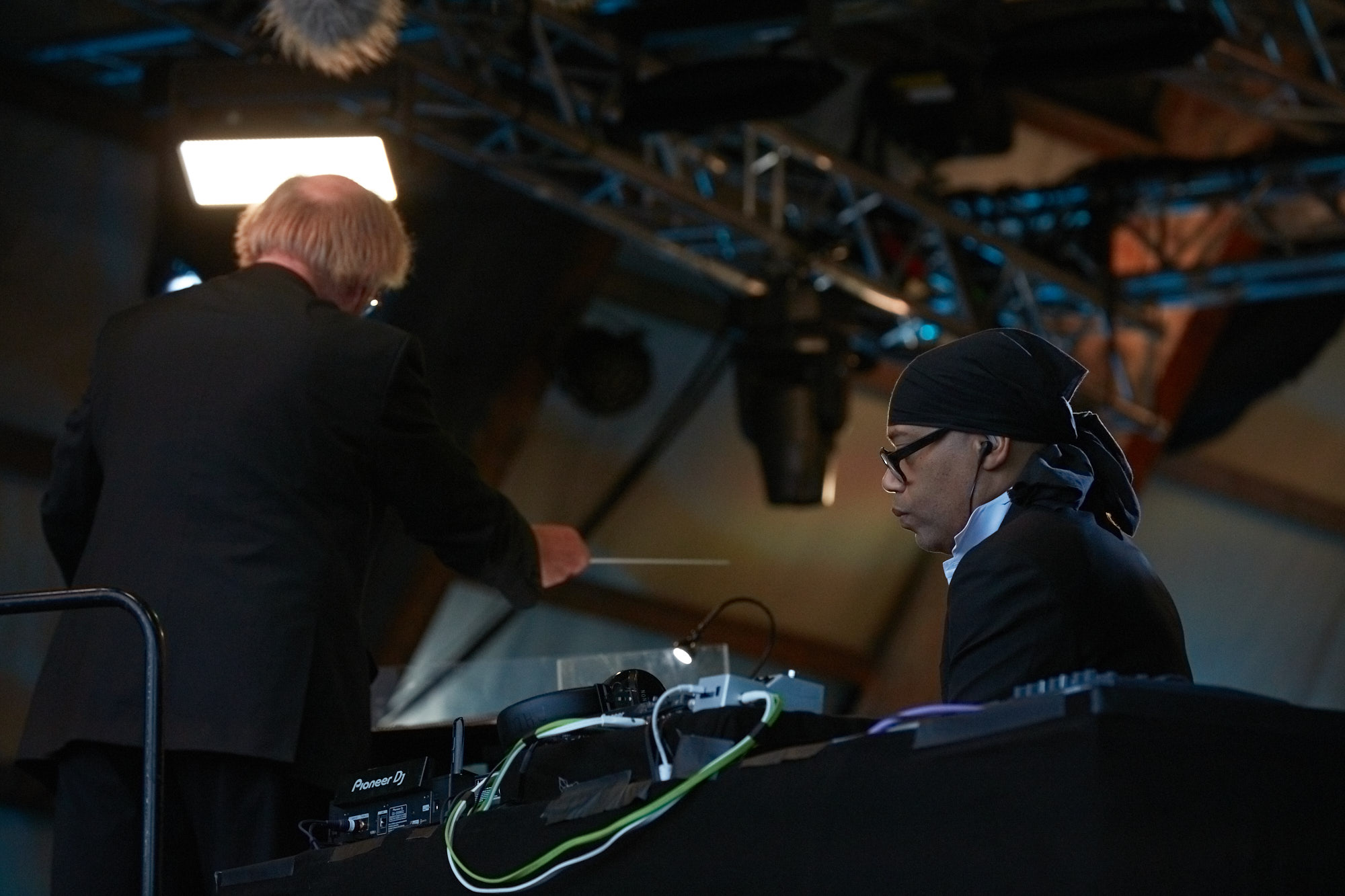 Carl Craig på scenen, Oslo Classics.