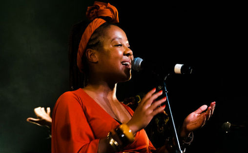 Tatiana Palanca aka Miss Tati og Angola70 under Vill Vill Vest i Bergen lørdag 28. september