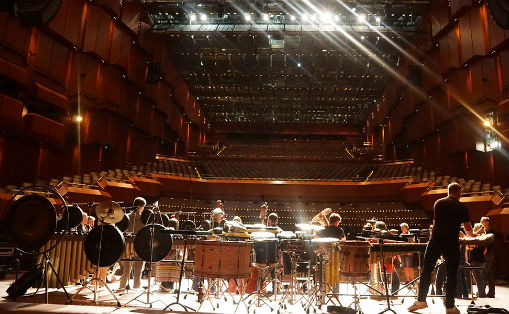 Fra prøver i Alte Oper i Frankfurt