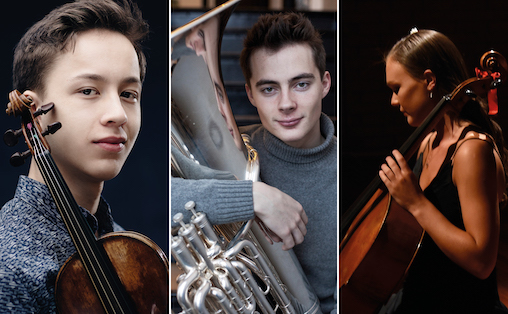 De nominerte til Equinors millionstipend: Johan Dalene, August Schieldrop og Sandra Lied Haga