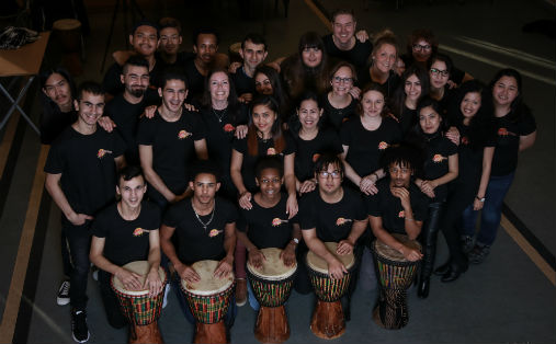 Kveldskoret i Levanger. Koret består av 30 medlemmer som representerer 13 forskjellige land