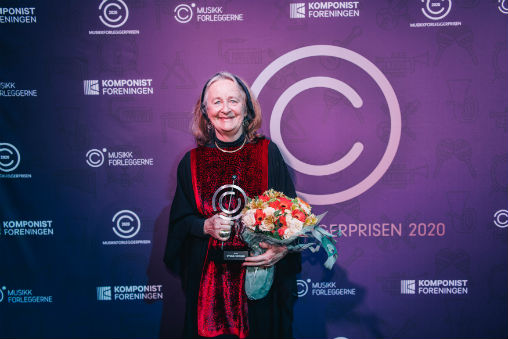 Komponist Synne Skouen mottok Musikkforleggernes ærespris onsdag kveld