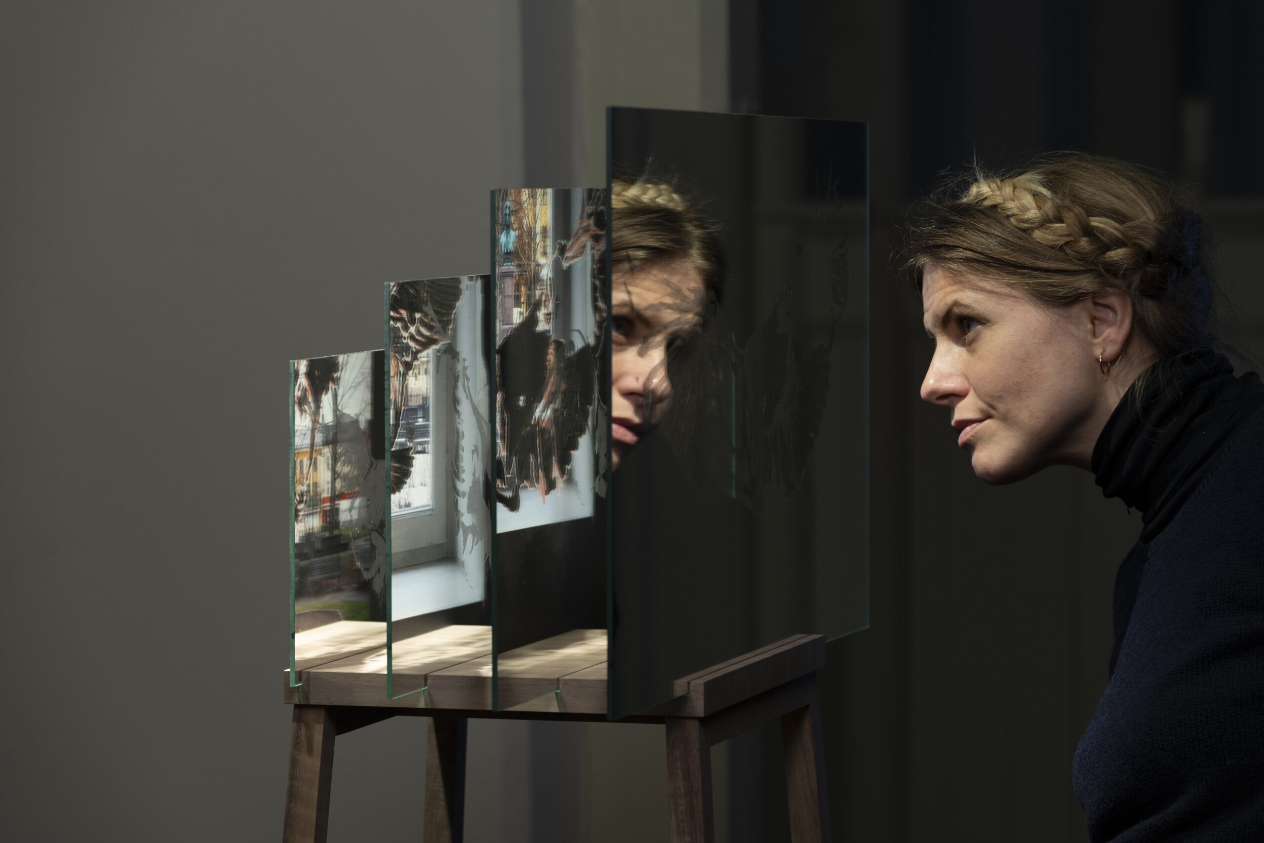 Randi Nygårds installasjon "Måkane"