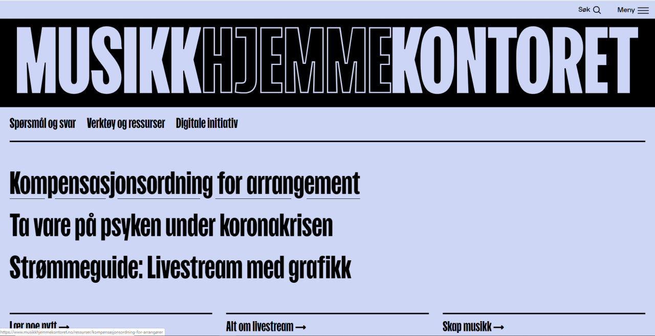 Musikkhjemmekontoret.no