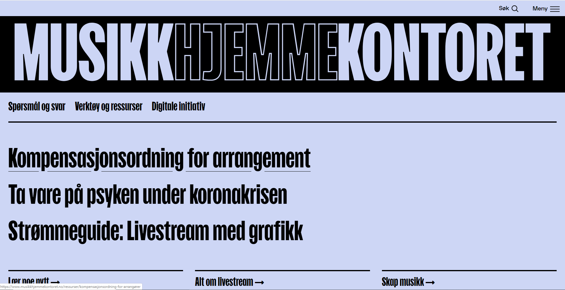 Musikkhjemmekontoret.no