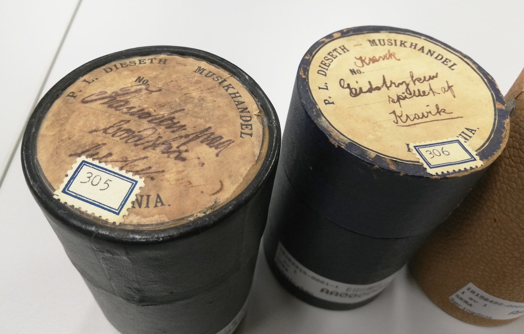 Voksrullane blei kjøpt hos ein skraphandlar i Oslo på 70 talet