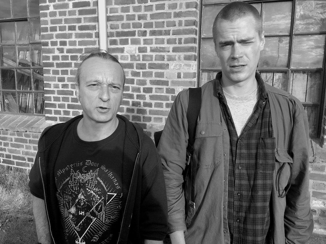 «Necrobutcher» Stubberud er i dag Mayhems eneste medlem fra EPen som André Bratten (til høyre) har skrudd om til ny musikk, etter å ha Møtt Stubberud på fest og hørt om bandets kobling til tysk krautrock.