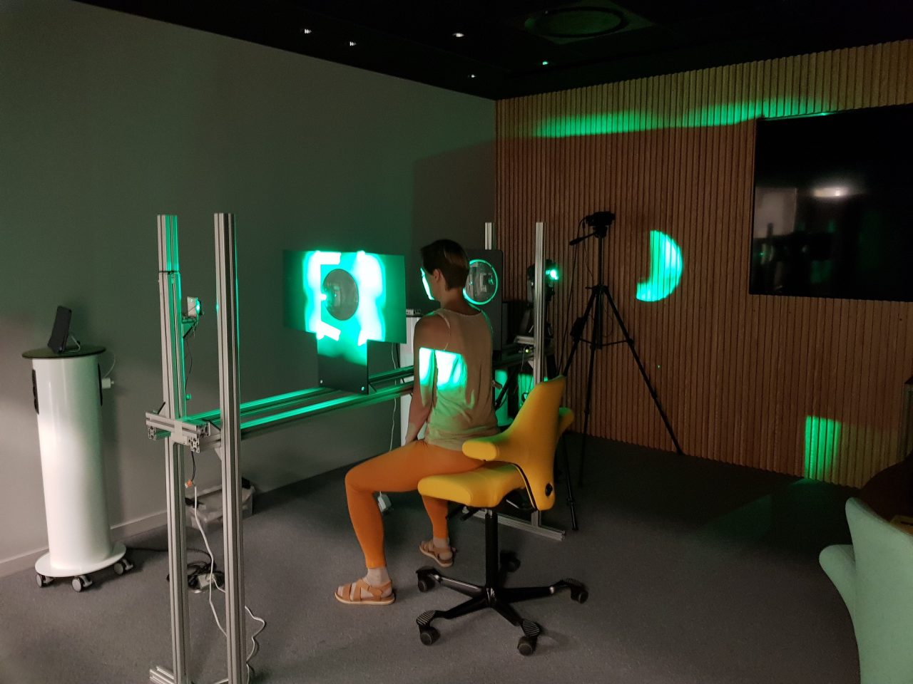 Kristin Høiseth fra Den Norske Opera & Ballett deltar i SINTEF eksperimentet