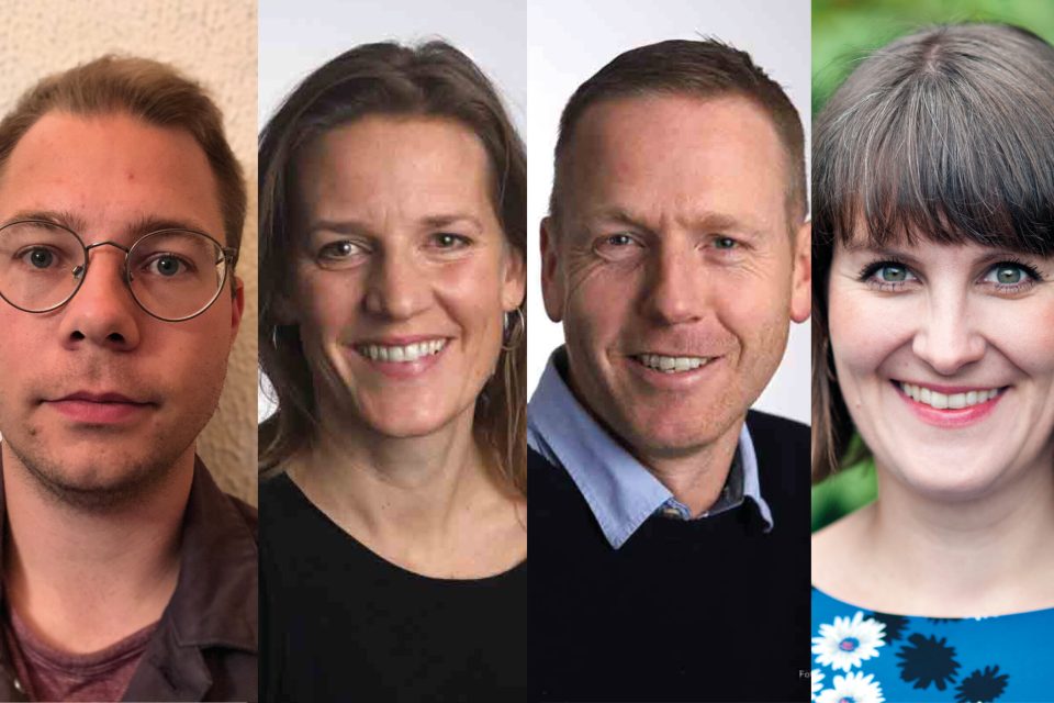 Roy Aulie Jacobsen (UiO), Mari Torvik Heian (Telemarksforsking), Bård Kleppe (Telemarksforsking) og Anja Nylund Hagen (UiO)