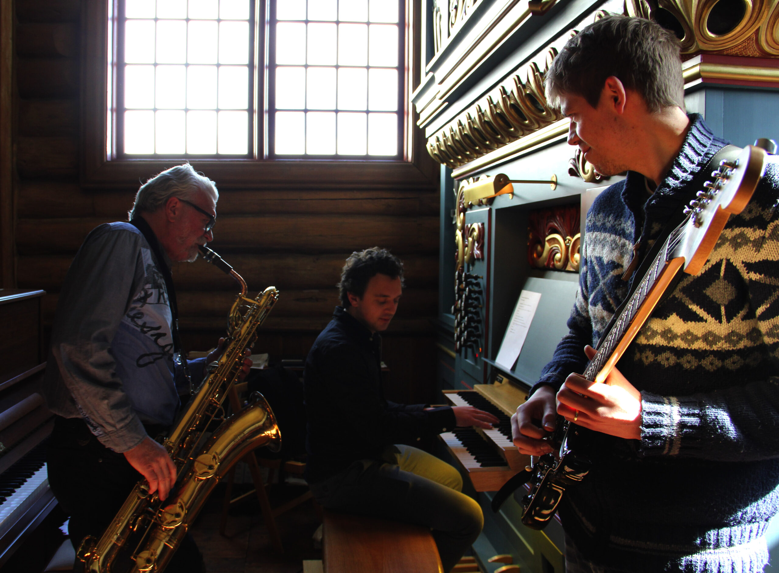 Fra venstre John Pål Inderberg, Thomas Torstrup og Martin Högberg
