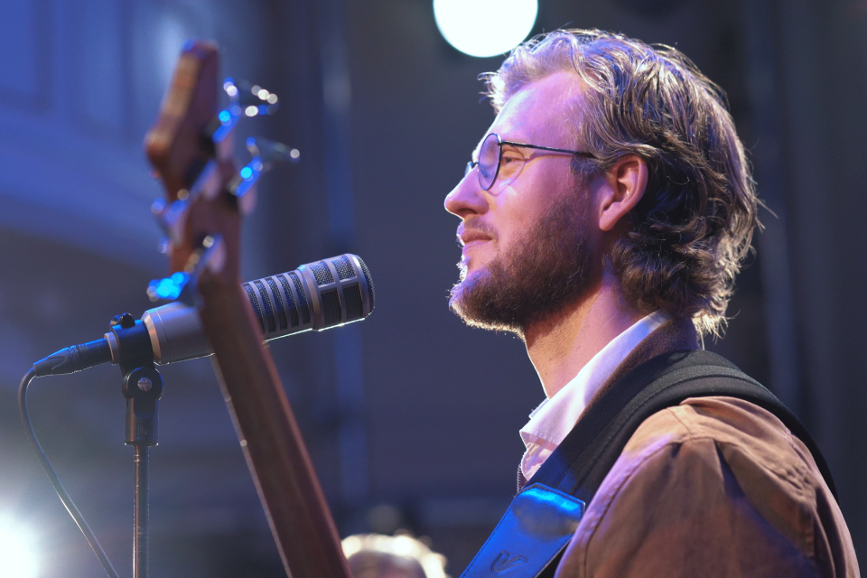 Sondre Mæland. Stillbilde fra video opptak på Nordic Black Theatre