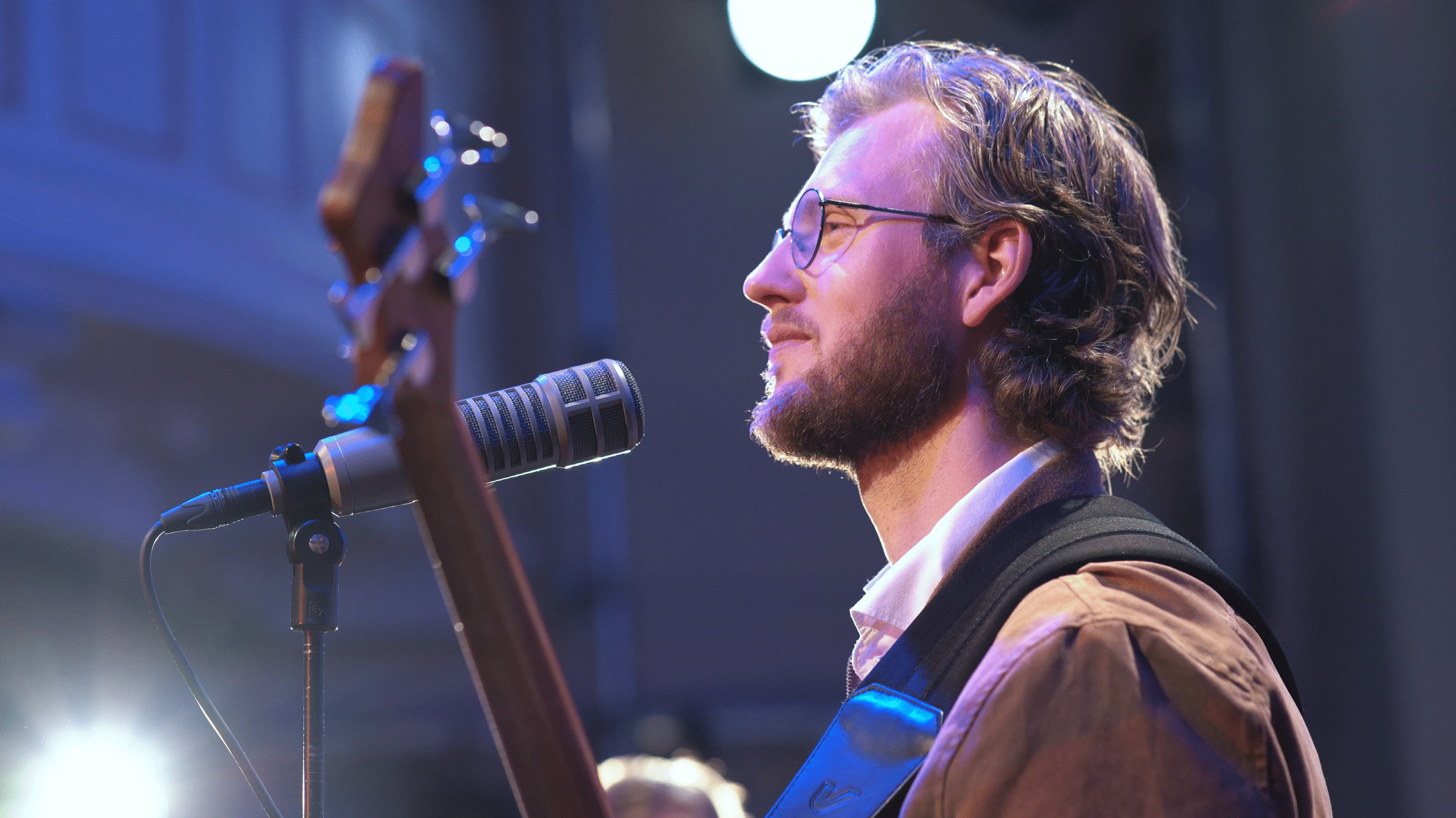 Sondre Mæland. Stillbilde fra video opptak på Nordic Black Theatre