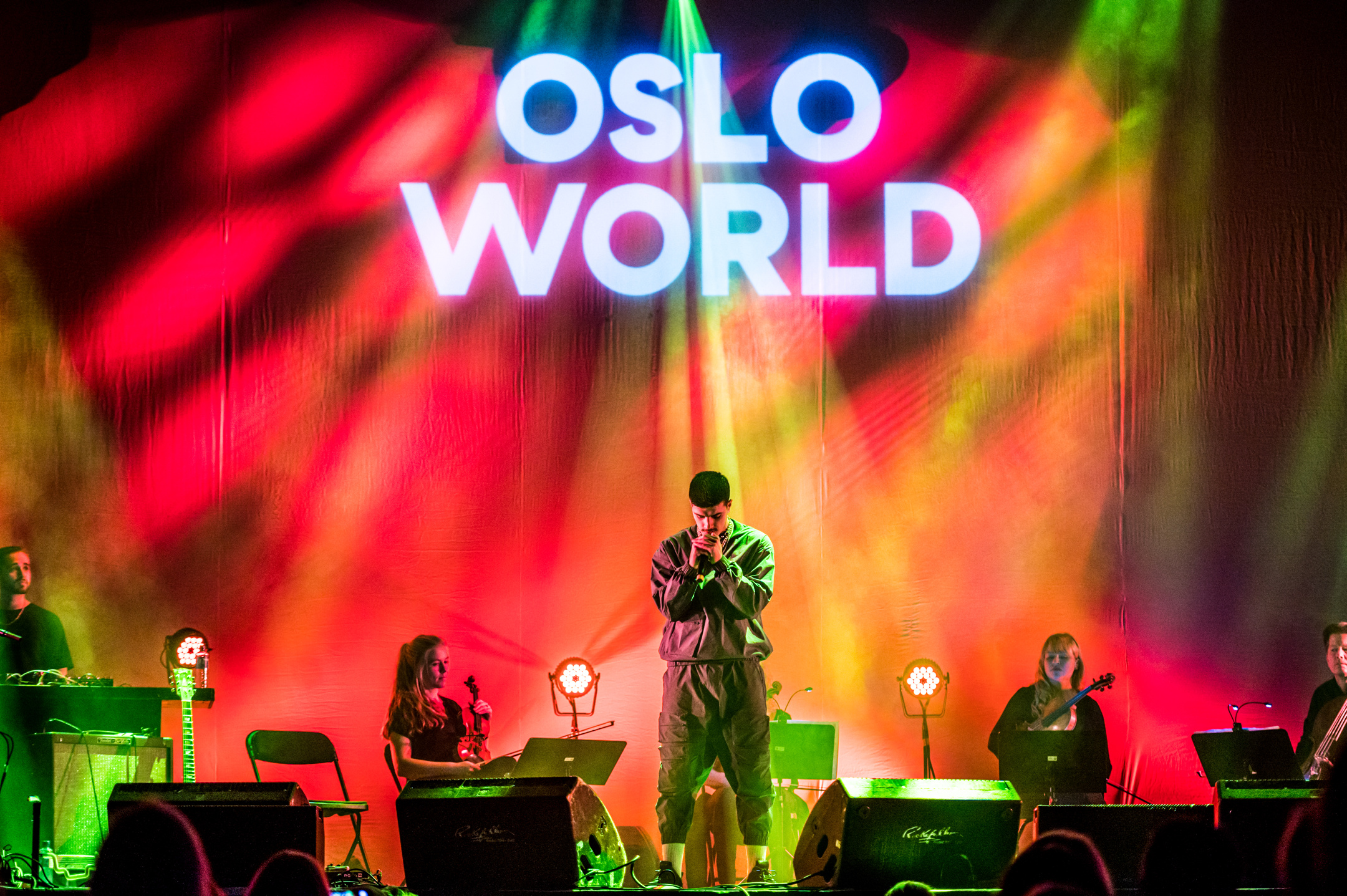 Rapperen Unge Beirut på Oslo Worlds åpningskonsert på Rockefeller i Oslo 27. oktober