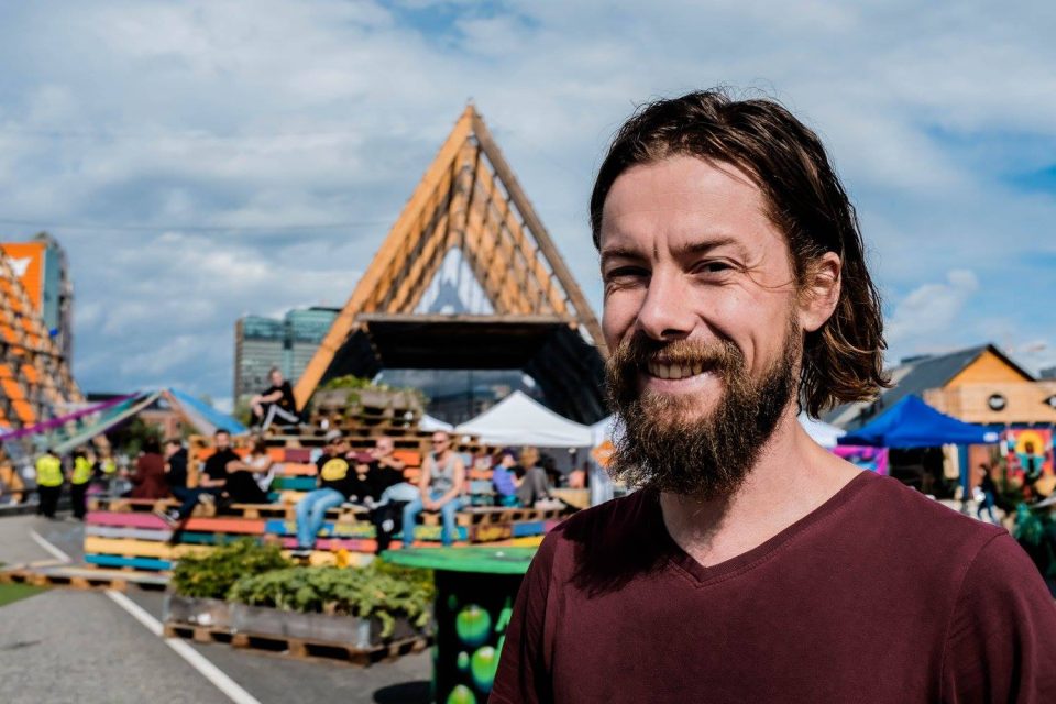 Anton Solberg, her på festivalen Sommerøya, som han ledet i flere år