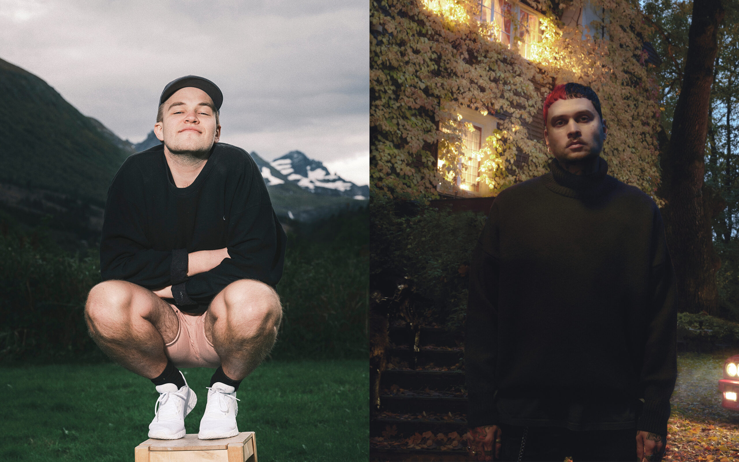 Ola Village / Stig Brenner, begge med nye artistnavn