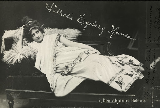 Sopran Nathalie Egeberg Hansen var en av de første norske med på grammofoninnspilling i