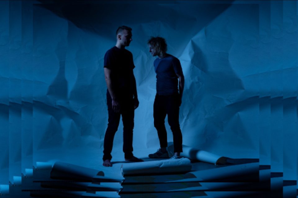 Bilde fra Nordnorsk Jazzensembles første produksjon, Vippepunktet, med musikk av Jakop Janssønn og tekster av Pål Moddi Knutsen