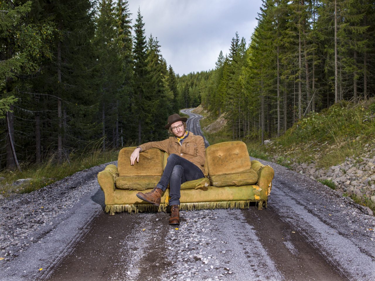 Parkert utøver: Artist Adam Douglas rammes av de nye koronareglene.