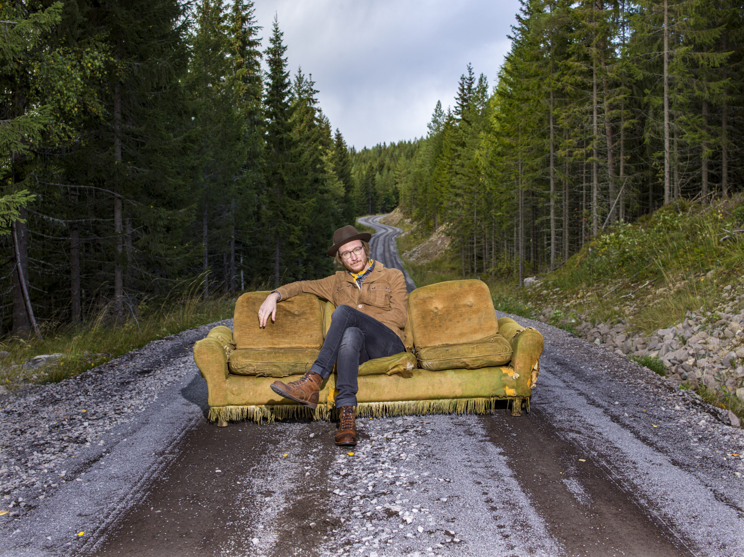 Parkert utøver: Artist Adam Douglas rammes av de nye koronareglene.