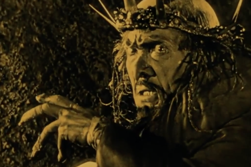 Stillbilde fra den tyske regissøren Fritz Langs fem timer lange epos ”Die Nibelungen” fra 1924.