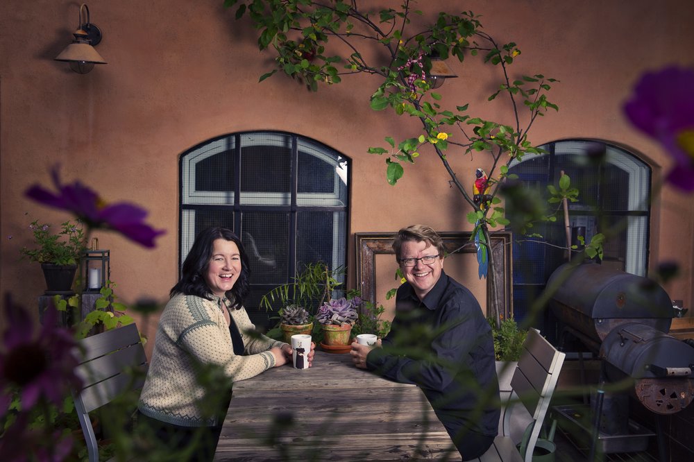 Mette og Vegar Vårdal på Kampen Bistro i Oslo