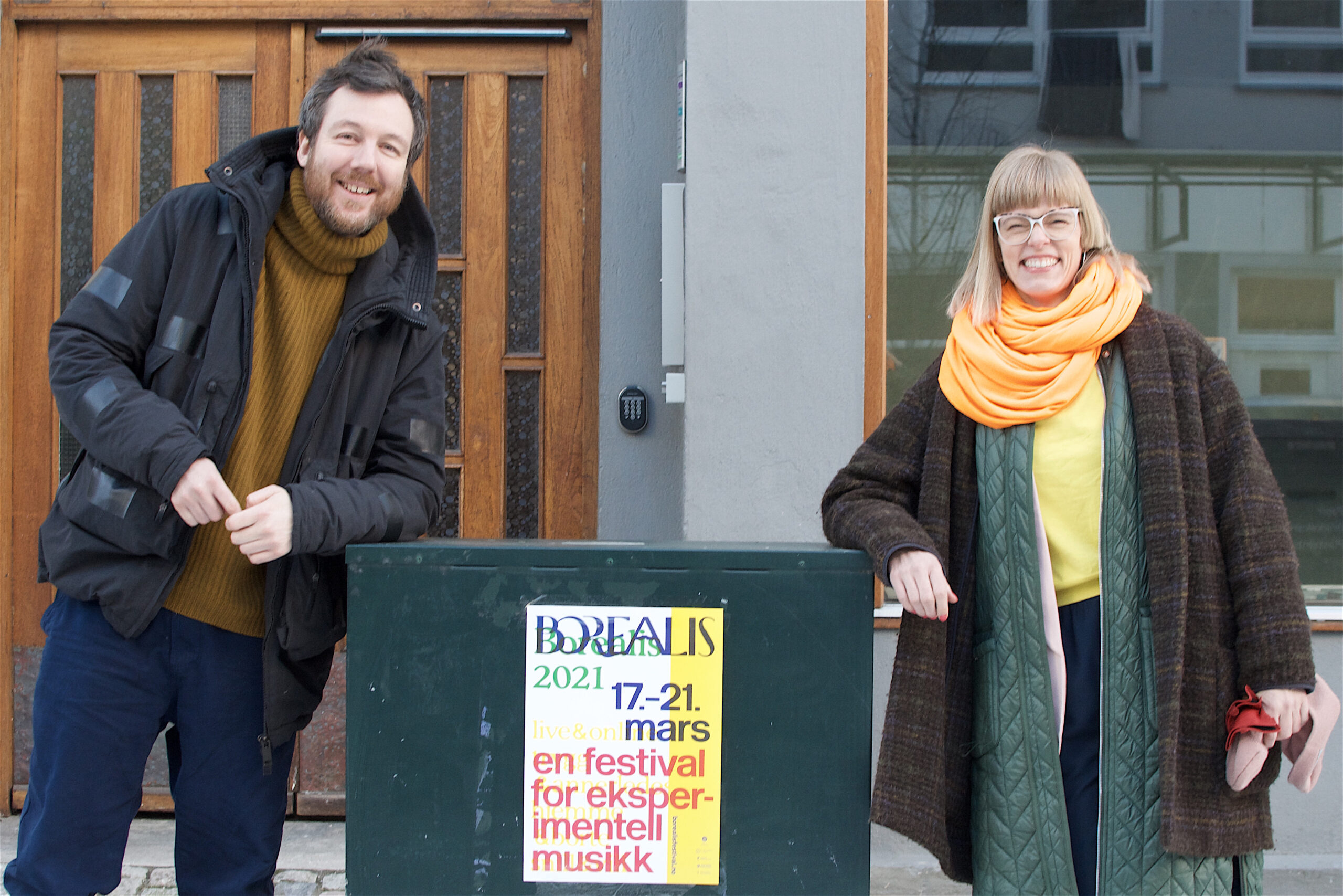 DELT LEDERTEAM: – Økonomien og kunsten lever ikke uavhengig av hverandre, så det er viktig at vi to snakker og jobber sammen, samstemmer daglig leder Tine Rude og kunstnerisk leder Peter Meanwell.