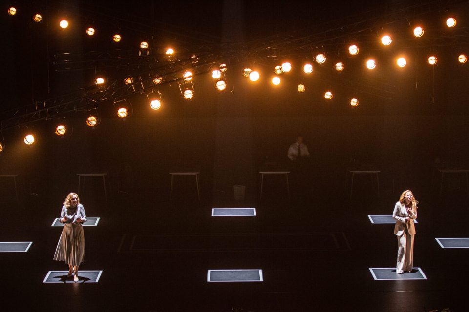 Scenebilde fra Bergen Nasjonale Operas oppføring av Mozarts opera La Clemenza di Tito