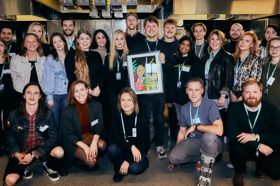 Gruppebilde av NOMEX 20 under 30 på Bylarm i