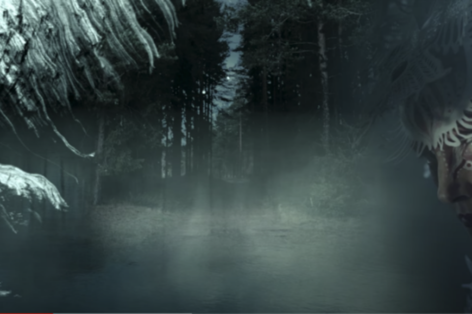 Skjermbilde fra musikkvideoen til Karin Park og Lustmord