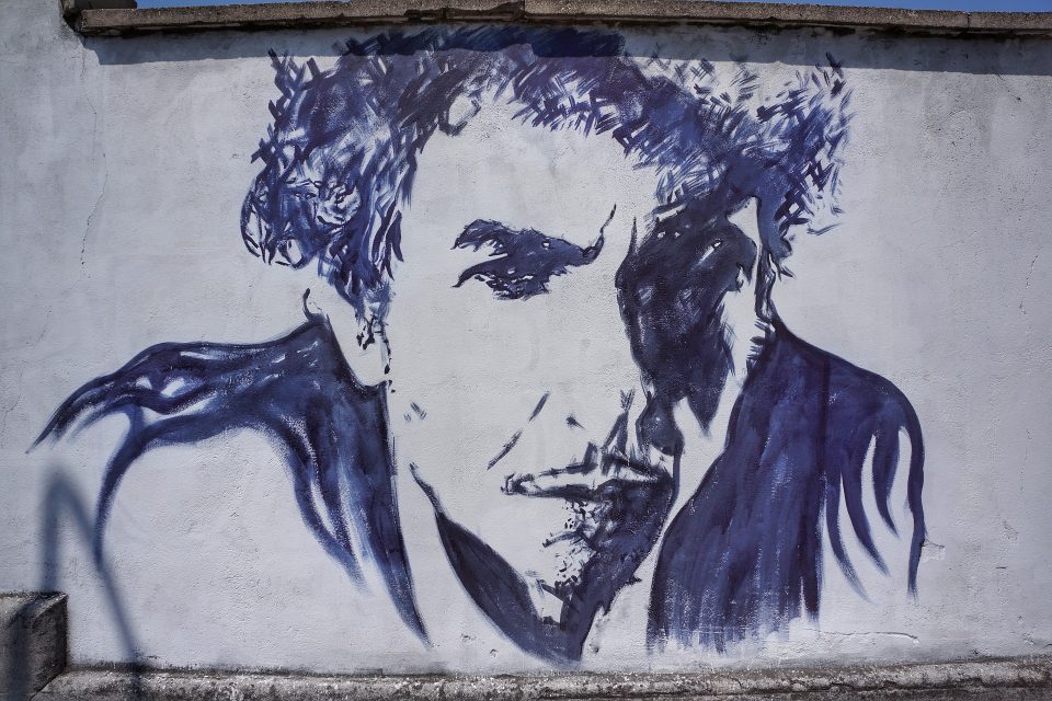 Grafitti av Bob Dylan