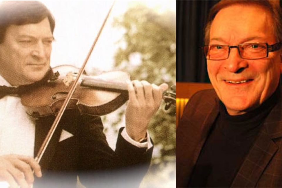Bjarne Fiskum på instrumentet og fra den gang han mottok Nord Trøndelags kulturpris i 2009.