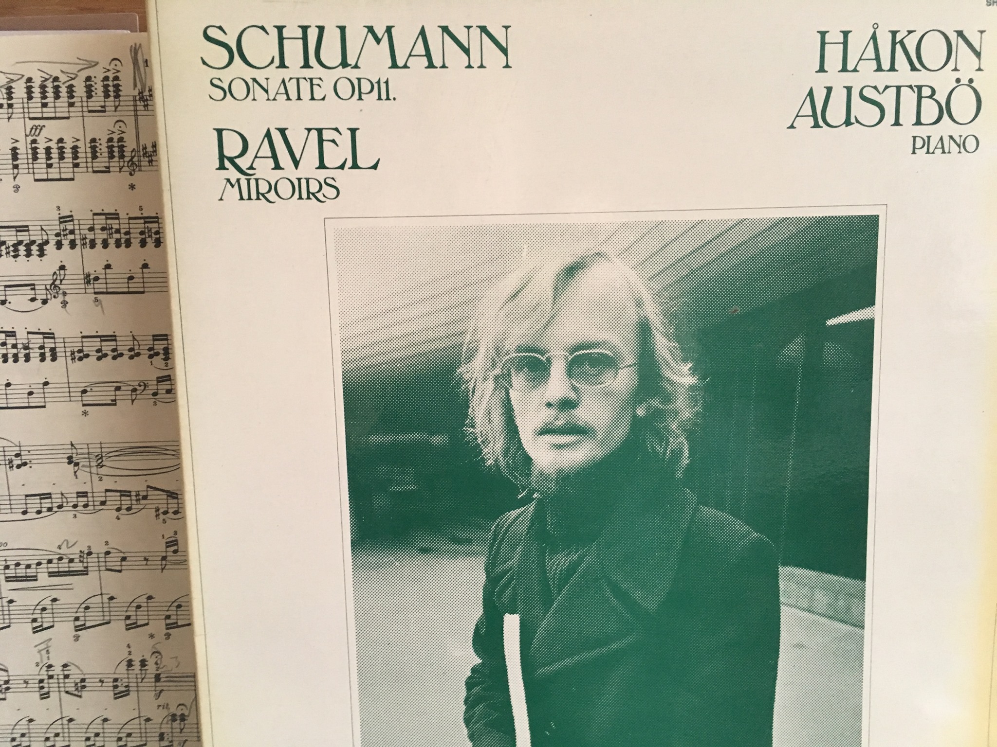 Platecover Håkon Austbø – Schumann – Sonate OP11 / Ravel – Miroirs