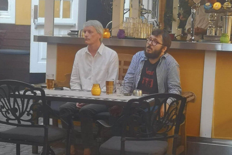 Audun og Filip NTT jubileumsfest nyhetsbrev