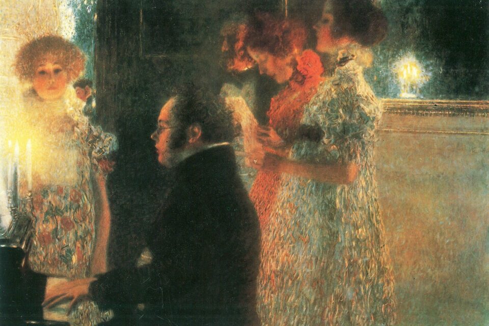 Schubert ved pianoet av Gustav Klimt