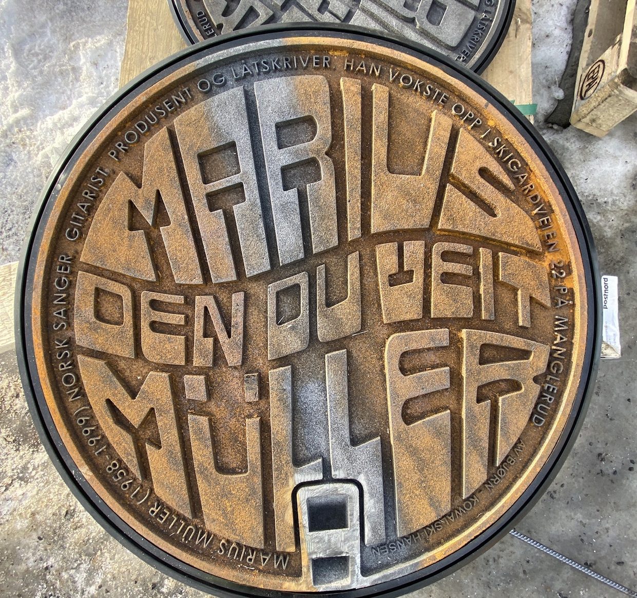 Marius Müller kumlokkene til Manglerud.