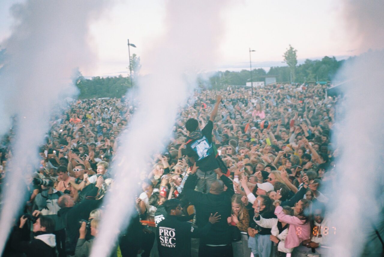Fra en av scenene på festivalen Kadetten i Sandvika, her fra siste normalår før pandemi, 2019.