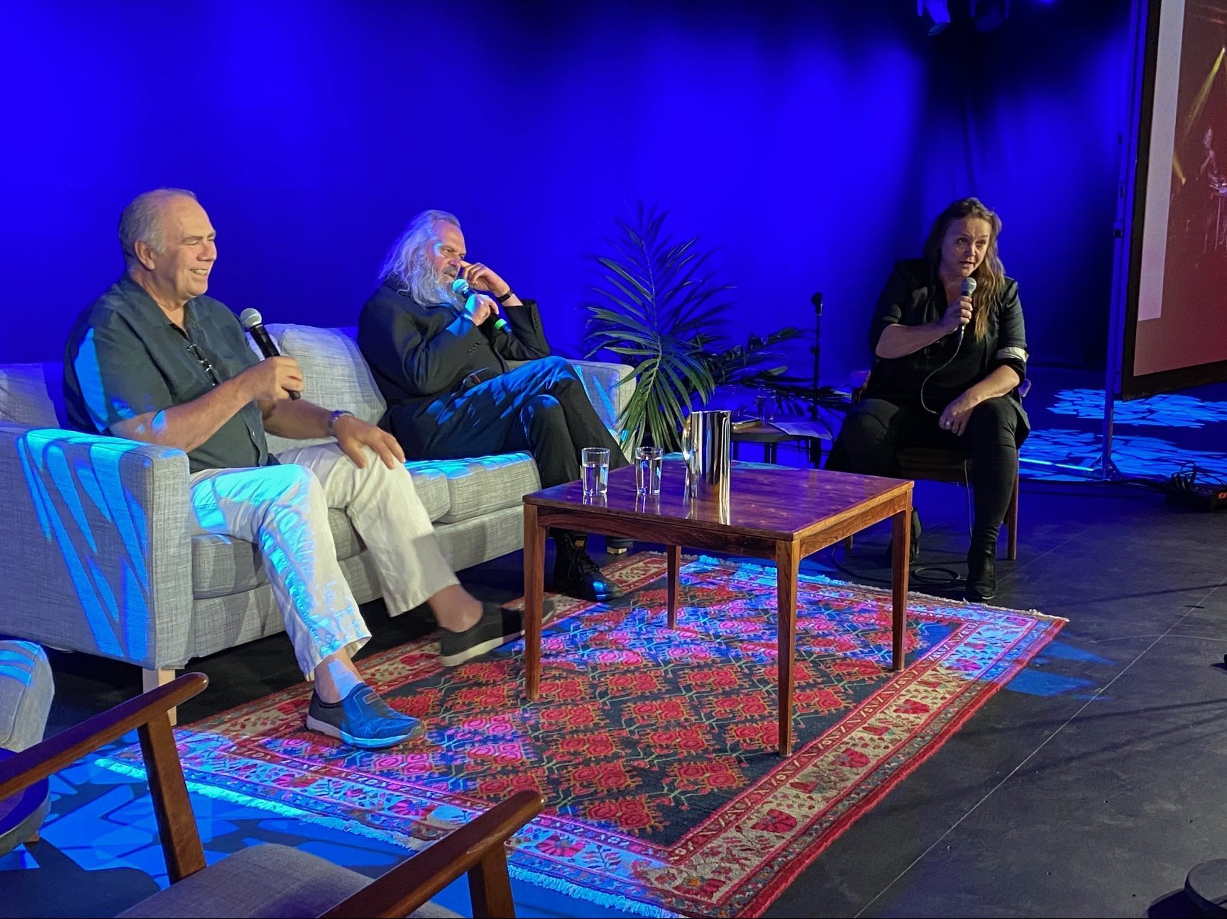 Per Ole Hagen og Arvid Skancke Knutsen intervjues av redaktør Guro Kleveland om boka «Da musikken stilnet». Nå kommer «Da musikken våknet».