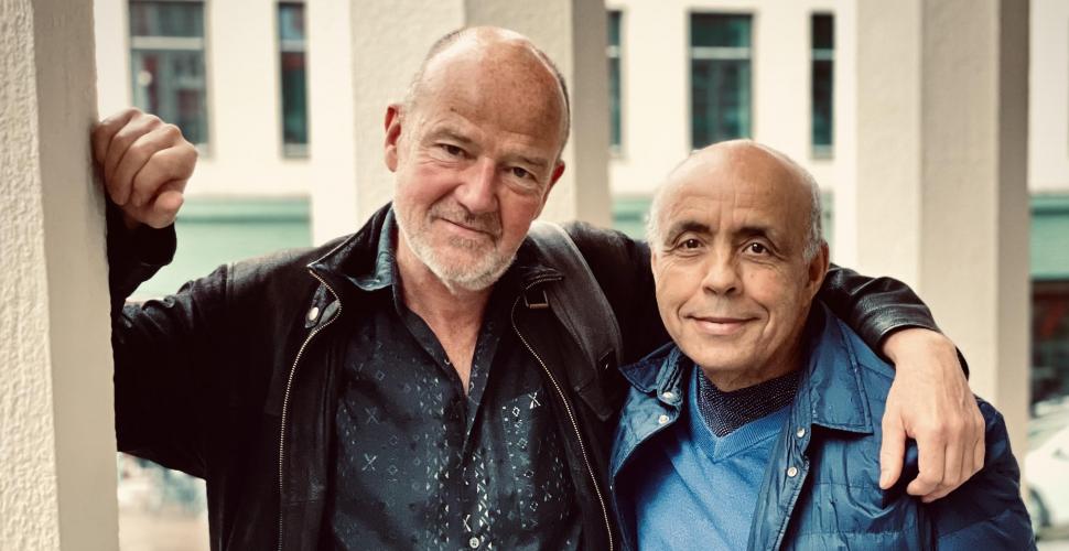 Musiker og komponist Jon Balke (t.v.) startet Siwan på bestilling fra Miloud Guiderk (Cosmopolite Scene).