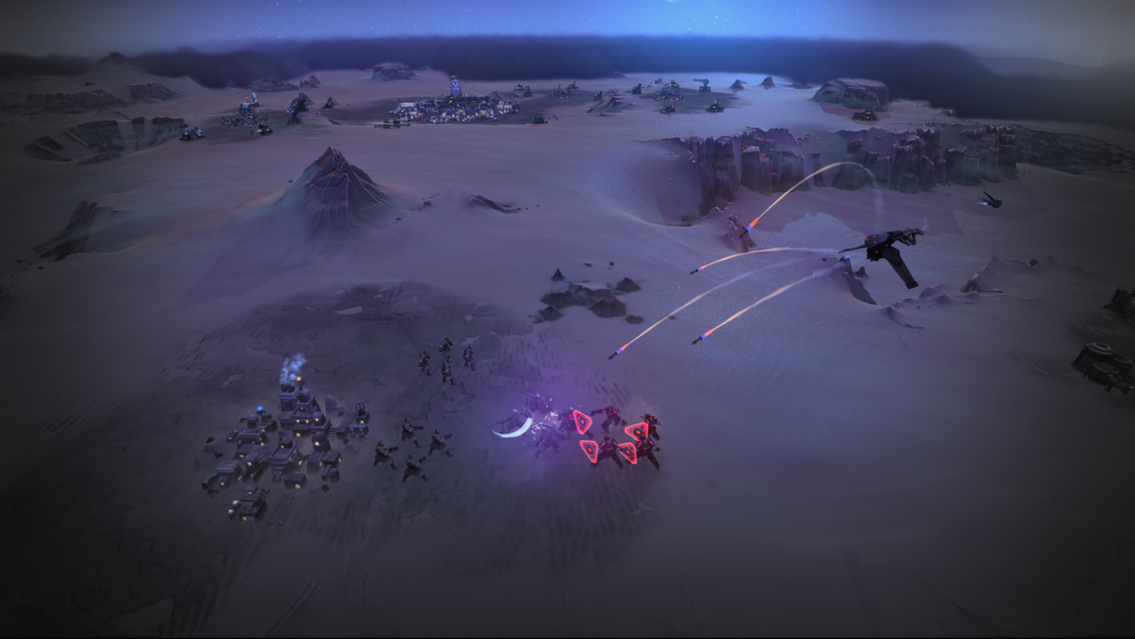 Skjermbilde fra den nye «AirandSand» oppdateringa i Dune spillet, lanseres av Shiro og Funcom.