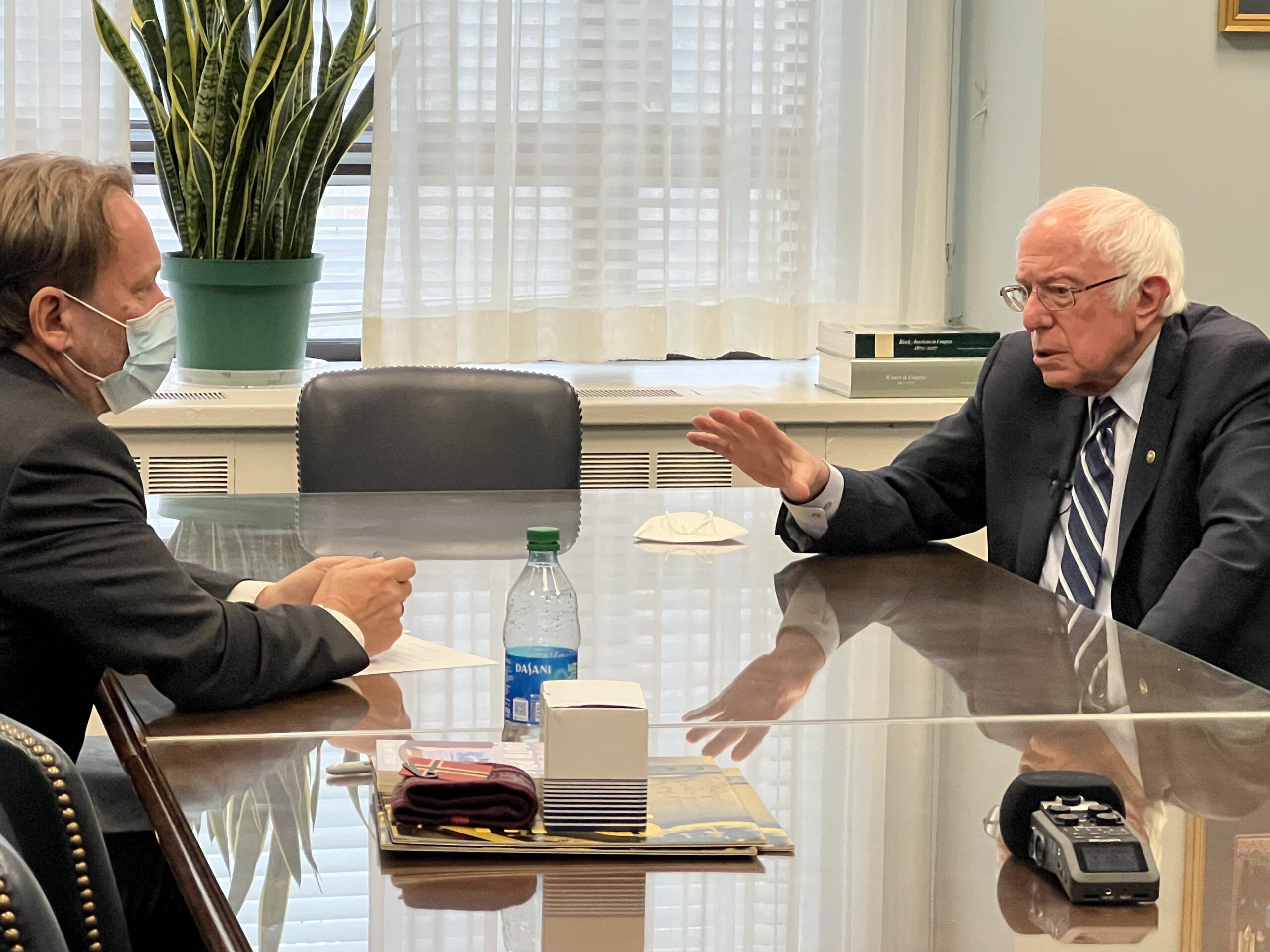Henning Andersen og Bernie Sanders i USA – november