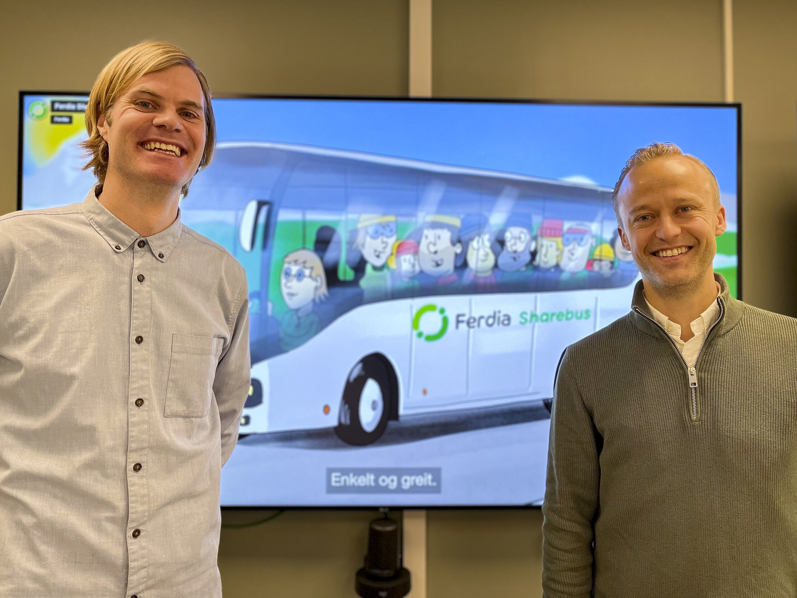 Andreas Feen Sørensen, NKA, og Ola Hobber Nilsen i Ferdia Sharebus.