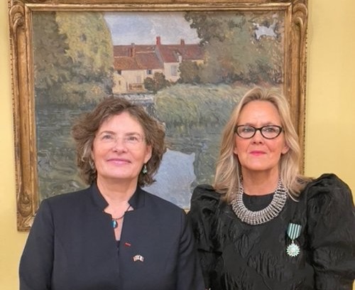 Bente Johnsrud Oslo kirkemusikkfestival fransk orden Florence Robine Frankrikes ambassadør til Norge privat