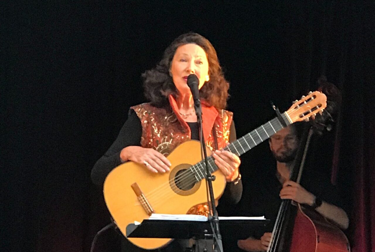 Åse Kleveland spilte i Lagunen til Blå fredag ettermiddag.
