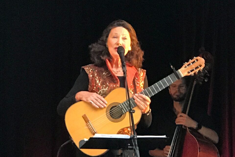 Åse Kleveland spilte i Lagunen til Blå fredag ettermiddag.