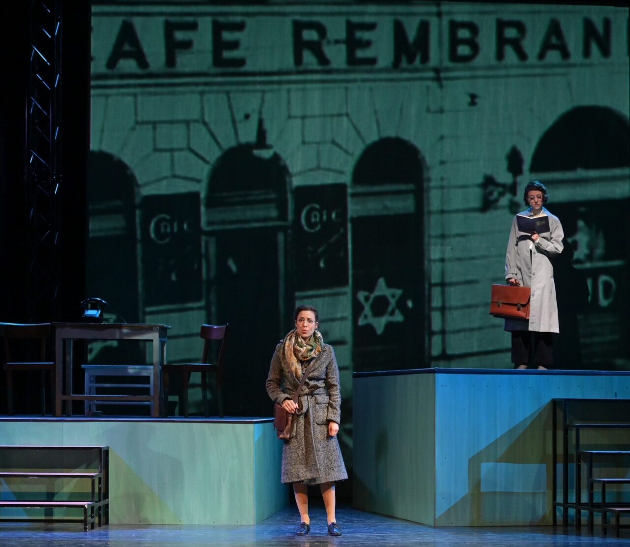 Jasmina Sakr som Ruth Maier og Tamara Pascual som Gunvor Hofmo