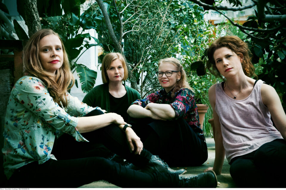 Tøyen Fil og Klafferi. Fra venstre Hanne Rekdal, Tove Margrethe Erikstad, Kristine Tjøgersen og Eira Bjørnstad Foss