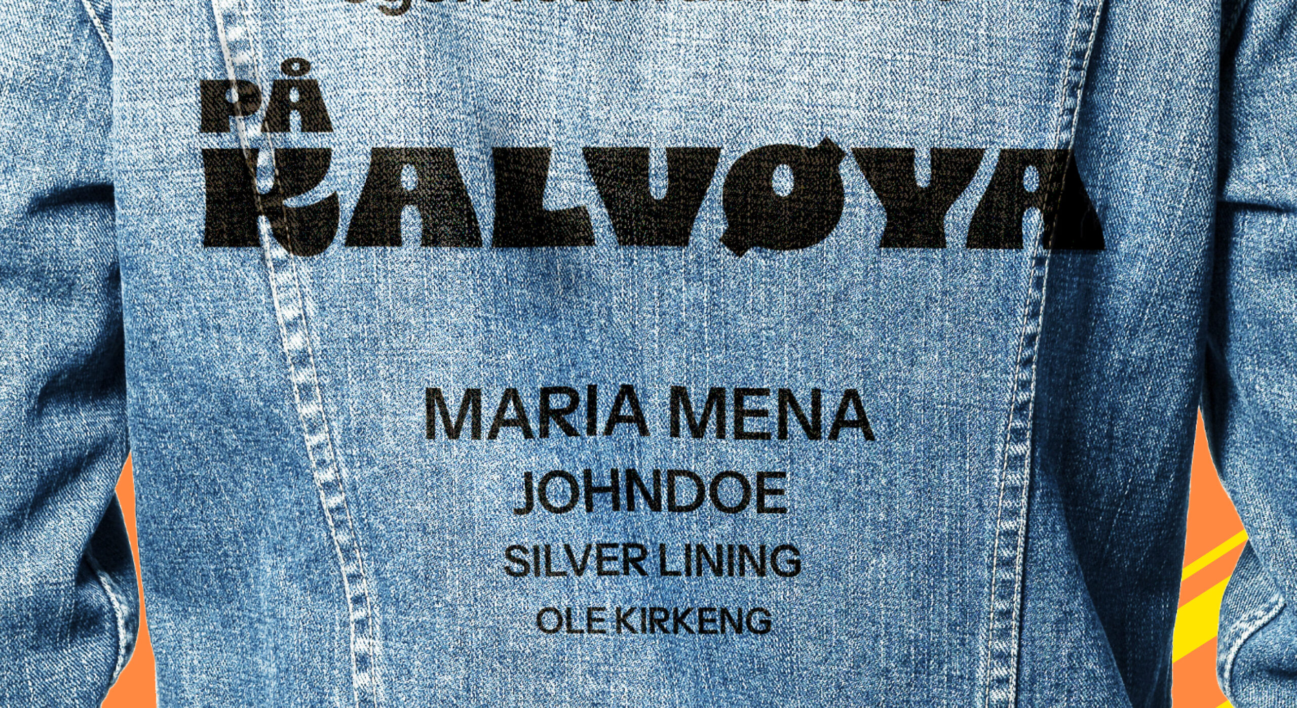 Fra festivalplakaten til den nye festivalen på Kalvøya, med norske artister.