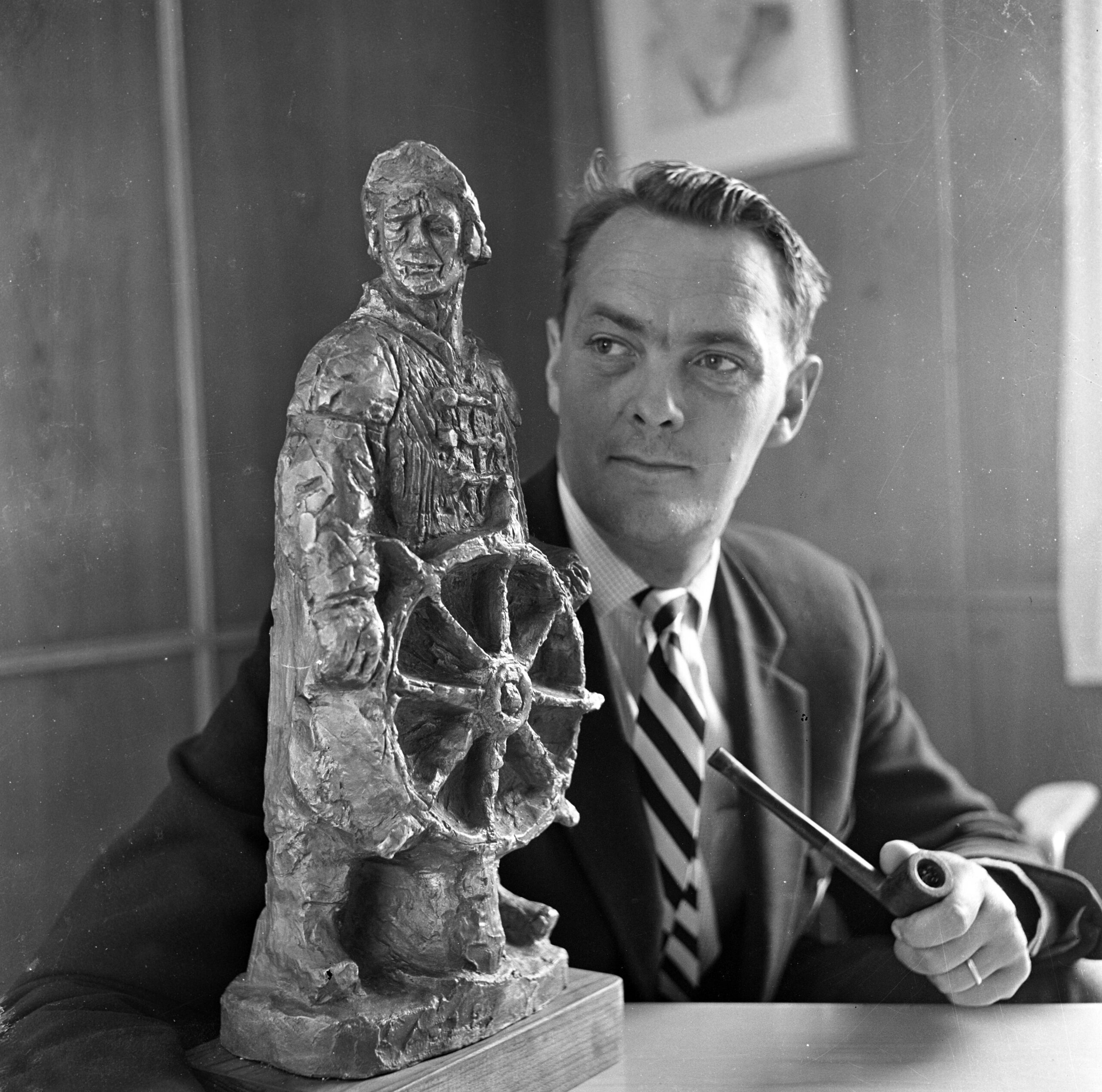 Programsekretær i NRK, Erik Bye, i 1961.