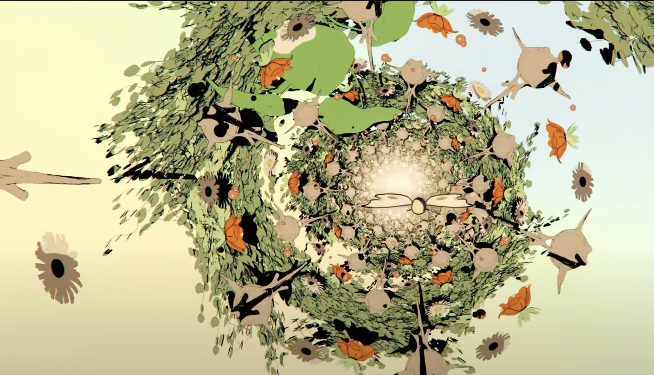 Stillbilde fra Anja Garbareks musikkvideo Sleep